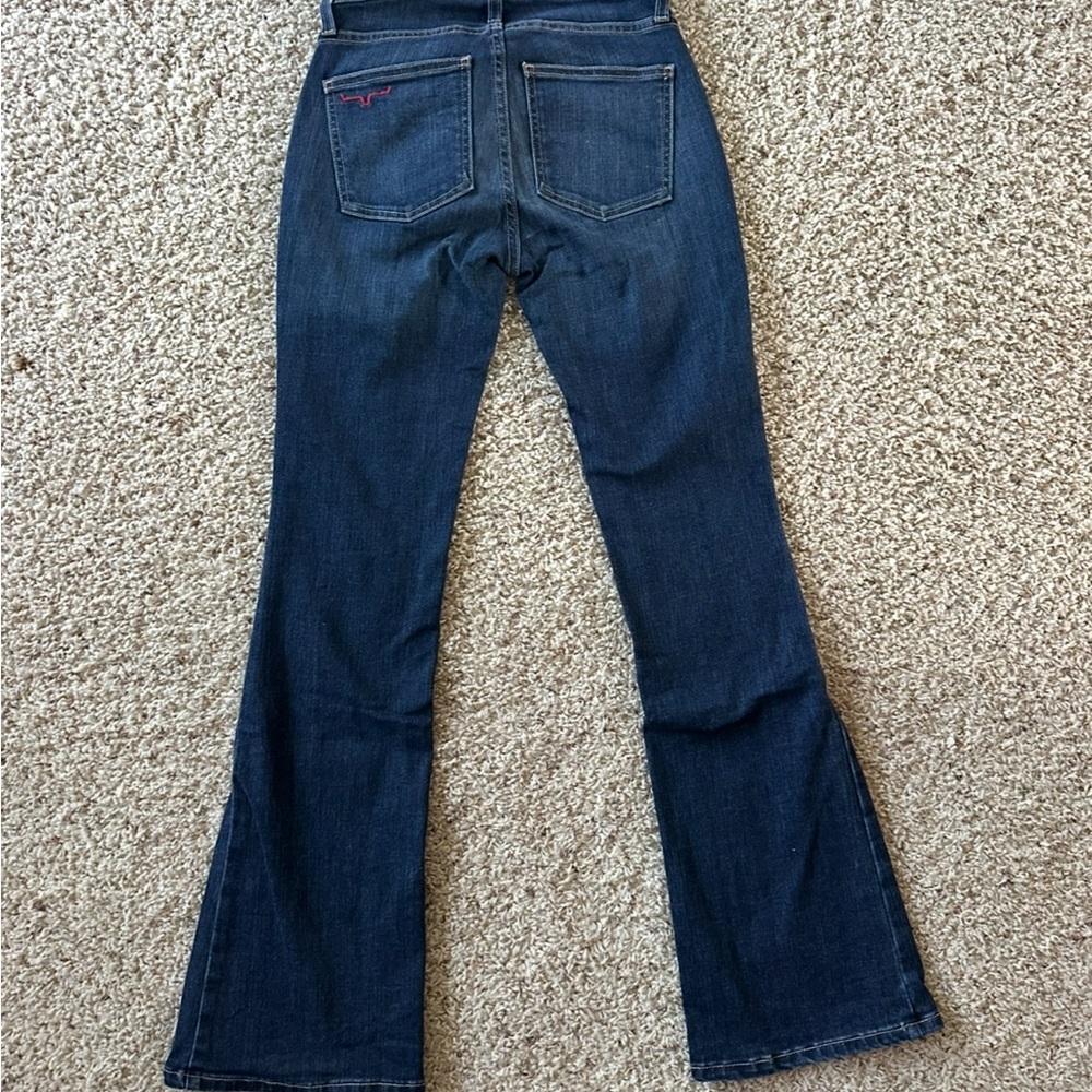 Kimes Ranch Blue Flare Wide Leg Jeans - Picture 2 of 4